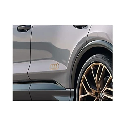 Abbildung von Audi 89A06431750C Dekorfolien Ringe Logo Emblem Schriftzug Folie, bronze matt