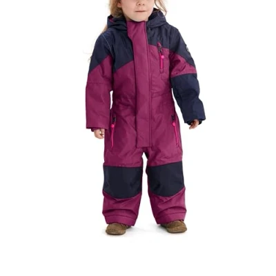 Abbildung von Killtec Unisex Kinder Kesley Mini Skioverall Mit Kapuze Und Schneefang, pflaume, 86 92 EU