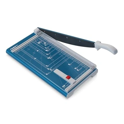 Abbildung von Dahle 534 Hebel Schneidemaschine (bis DIN A3, Schnittlänge 460 mm, 15 Blatt Schneidleistung) Blau