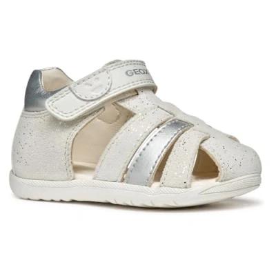 Abbildung von Geox Trekkingsandale für Kinder, Größe: 19, White silver Schuhe
