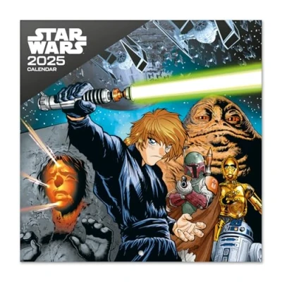 Abbildung von Kalender 2025 Wandkalender Grupo Erik Star Wars Familienplaner 30 x cm Jahreskalender 12 Monate