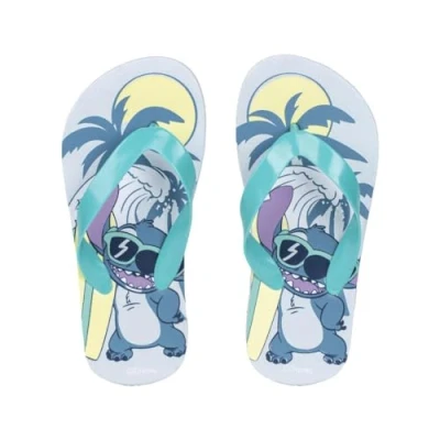 Abbildung von Disney Stitch Flip Flops für Mädchen, Leichte Sandalen, Mädchen Sommersandalen, Geschenk Größe EU 28/29