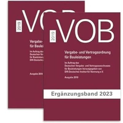 Abbildung von Paket VOB Gesamtausgabe 2019 + Ergänzungsband 2023: Vergabe und Vertragsordnung für Bauleistungen