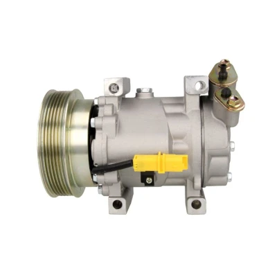 Abbildung von NRF 32744 Kompressor SD6V12 12 PAG 46 R 1234yf, 134a mit Kompressoröl, Dichtring EASY FIT NISSAN: Qashqai / Qashqai+2 I