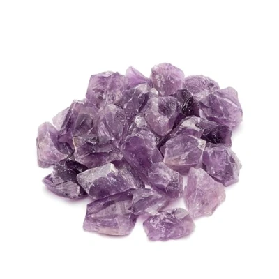Abbildung von PURAJA Amethyst Edelsteine Set Naturbelassene Premium Rohsteine Vielseitige Verwendung als Wassersteine, Heilsteine, Chakrasteine Sortenreine Kristalle