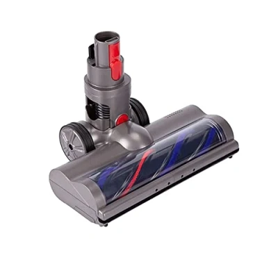 Abbildung von Trade Shop Elektrische Turbobürste/Bodendüse/Teppichbürste mit LED für Dyson V7, V8, V10, V11, V15, SV10, SV12 Staubsauger/mit Laufrollen