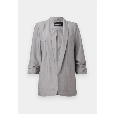 Abbildung von Pieces Pcbosella 3/4 Kurzmantel, Damen, Größe: XXL, Light grey melange