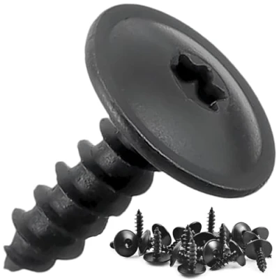 Abbildung von Twowinds Selbstschneidende Torx Schraube M5 x 16 mm für Kotflügel, Radkästen, Stoßstangen, Grills N90775001 N91160401 Schwarz (20 St.) TX25