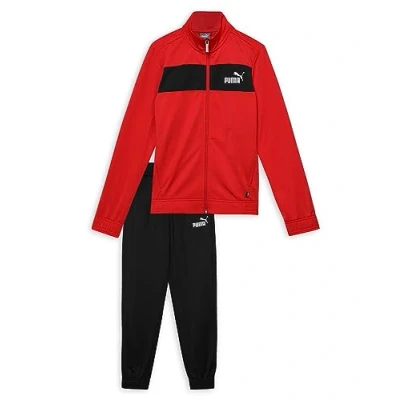 Abbildung von Puma SUIT Unisex SET Trainingsanzug für Kinder, Größe: 128, High risk red