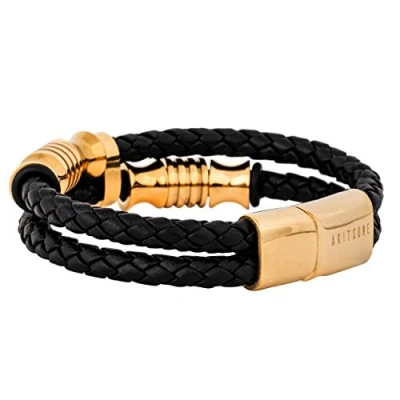 Abbildung von Akitsune Gracilitas Armband, Herren, Größe: 21cm, Gold black