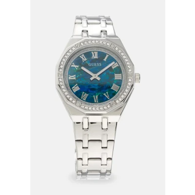 Abbildung von Guess Desire Uhr silvercoloured, Damen, Größe: One Size, Silver coloured