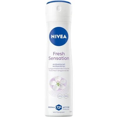 Abbildung von NIVEA Fresh Sensation Deo Spray, Deodorant für 72h Anti Transpirant Schutz gegen Schweiß und Geruch, Deospray mit antibakterieller Wirkung fruchtigem Duft (150ml)