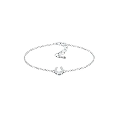 Abbildung von Elli Hufeisen GLÜCKSBRINGER Armband silvercoloured, Damen, Größe: 17, Silver coloured