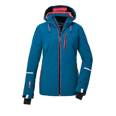 Abbildung von killtec Damen Skijacke/Funktionsjacke mit abzippbarer Kapuze und Schneefang KSW 81 WMN SKI JCKT, ocean, 42, 39746 000