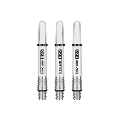 Abbildung von Target Darts Silber Pro Grip Evo Aluminium Dartschäfte Kurz