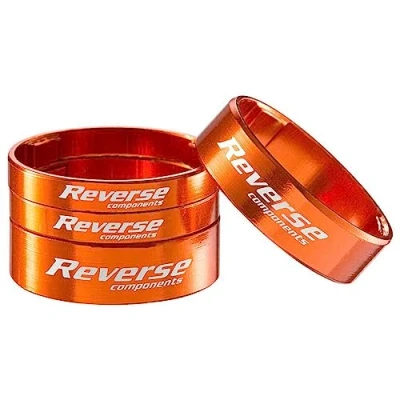 Abbildung von Reverse Gabelschaft Spacer Set Ultra Light Alu 1 1/8 orange