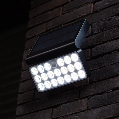 Abbildung von LUTEC LED Solarleuchte »LED Solar Aussenwandl. TUDA«, 1 flammig, Leuchtmittel Modul wechselbar