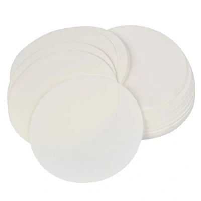 Abbildung von TIMESETL 100Stück Labor Filterpapier Rund Laborfilter, Durchmesser 11cm Papierscheiben mit mittlerer Fließgeschwindigkeit für Laborbedarf Chemische Anwendungen