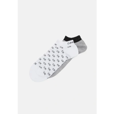Abbildung von Calvin Klein Underwear Sneaker ALL OVER LOGO 2 PACK Füßlinge, Größe: 39 42, White