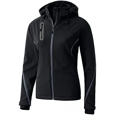 Abbildung von Erima Softshelljacke, Damen, Größe: 48, Schwarz/anthrazit