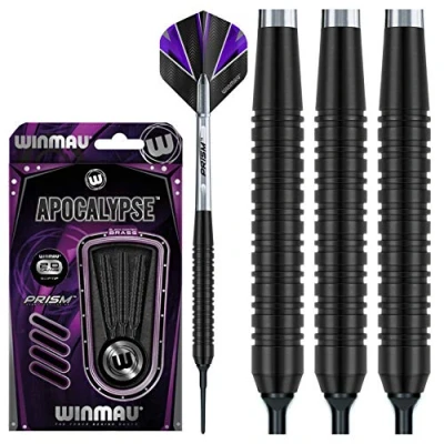 Abbildung von WINMAU Apocalypse 20 gram Brass Softip Dartpfeile Set mit Flights und Schäfte