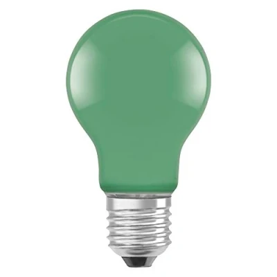 Abbildung von OSRAM Dekorative LED Lampe Décor mit E27 Sockel, Grün, 7500 K, 2,50 W, Ersatz für 15 W Glühbirne, klar, STAR DECO CLASSIC A