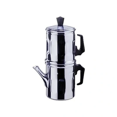 Abbildung von Ilsa Traditionelle Caffettiera Napoletana, Alluminium, Tassen: 3 4