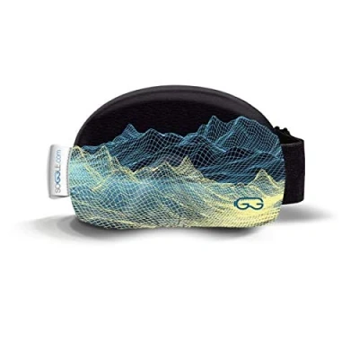Abbildung von Soggle Skibrillen Schutz Überzug aus Mikrofaser (one Size), Farbe:Structure digital Mountain