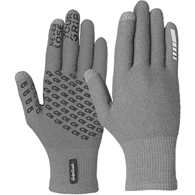 Abbildung von GripGrab Primavera 2 Merino Fahrradhandschuhe Thermo Touchscreen Langfinger Frühling Herbst Winter Übergangshandschuhe