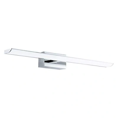 Abbildung von EGLO LED Wandlampe Tabiano, Spiegelleuchte, Wandleuchte aus Metall in Chrom und Kunststoff Weiß, Badezimmer Lampe, Badleuchte neutralweiß, L 60,5 cm