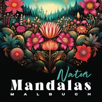 Abbildung von Natur Mandalas Malbuch für Erwachsene: 100 Seiten im XXL Format mit wunderschönen Illustrationen und Sprüchen zum Thema Natur. Es ermöglicht Ihnen, ... Achtsamkeit, Selbstliebe Motivation.