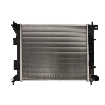 Abbildung von NRF 550057 Kühler, Motorkühlung Aluminium 465 397 26 Kühlrippen gelötet KIA: SOUL 2, HYUNDAI: i30 II Coupe