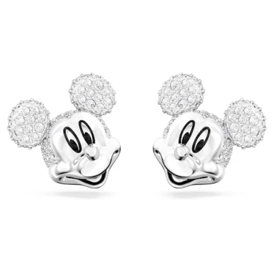 Abbildung von Swarovski Disney 100 28715 Ohrringe Silver coloured, Damen, Größe: One Size, coloured