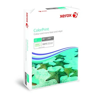 Abbildung von Xerox 003R95249 Premium Farblaser Papier Druckerpapier DIN A3, 80 g/m², 500 Blatt pro Pack, weiß
