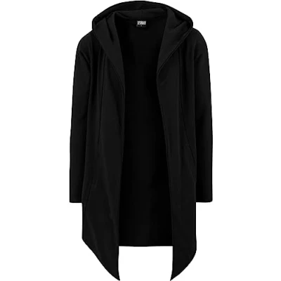 Abbildung von Urban Classics LONG Hooded OPEN EDGE Sweatjacke, Herren, Größe: Large, Black
