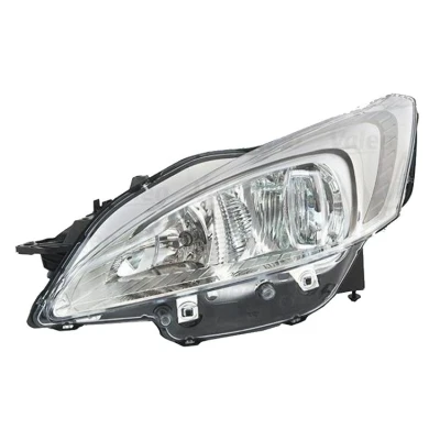 Abbildung von VALEO 044527 Scheinwerfer links H7, W5W Halogen mit Abblendlicht für Rechtsverkehr ORIGINAL TEIL Stellmotor LWR