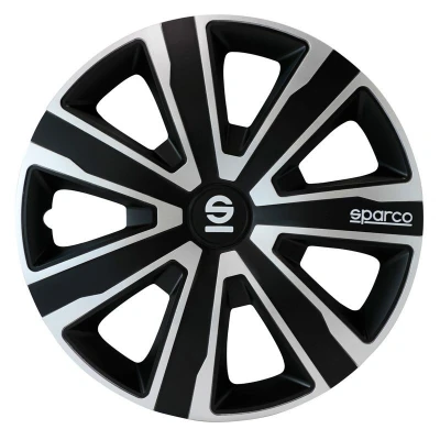 Abbildung von SPARCO Palermo SPC1581SVBK Radblenden 15Zoll schwarz/silber