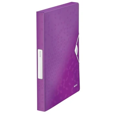 Abbildung von Leitz 46290062 Ablagebox WOW, A4, PP, 30 mm, violett