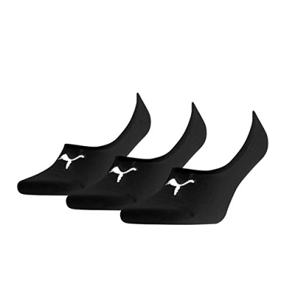 Abbildung von PUMA Unisex Footie Socke, Black, 39/42 (3er Pack)