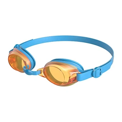 Abbildung von Speedo Unisex Kinder Jet Schwimmbrille, Blau/Orange, Einheitsgröße