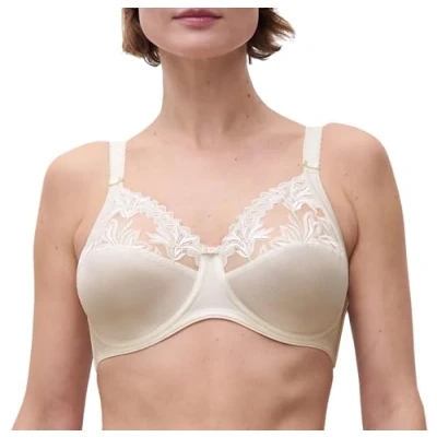 Abbildung von Chantelle AMAZONE, Sehr Bedeckender Bügel BH, Damen Unterwäsche, Elfenbein, 85G