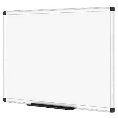 Abbildung von VIZ PRO Magnetisches Whiteboard Silberner Aluminiumrahmen, W90xH60CM
