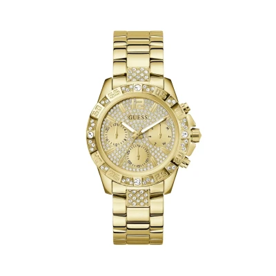 Abbildung von Guess Majesty Unisex Uhr goldcoloured, Größe: One Size, Gold coloured