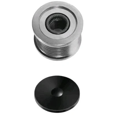Abbildung von HELLA 9XU 358 038 511 Freilauf Lichtmaschine 38,3 mit Kappe RENAULT: SCENIC 3, TRAFIC 2 Kasten