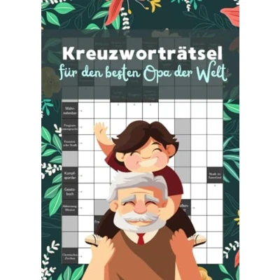 Abbildung von Kreuzworträtsel für den besten Opa der Welt: Das Rätselheft clevere Großväter
