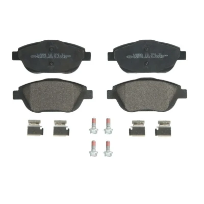 Abbildung von BRECK 24883 00 702 Bremsbelagsatz mit Bremssattelschrauben Zubehör CITROËN: C3 II, Picasso, III, PEUGEOT: 2008 Estate, II