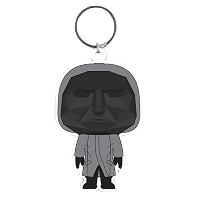 Abbildung von Pyramid International Rk39359c Front Man Schlüsselanhänger, schwarz/grau, 5 cm