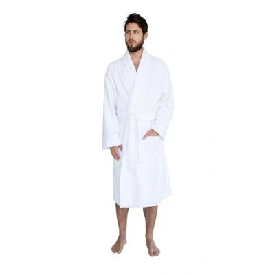 Abbildung von PUMA Bademantel für Damen und Herren white Gr. L/XL