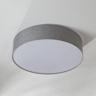 Abbildung von EGLO Deckenleuchte »PASTERI«, 3 flammig, Leuchtmittel E27 wechselbar ohne Leuchtmittel, Textil Deckenlampe, E27, Stoff Schlafzimmerlampe, Lampe, Ø57 cm