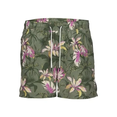 Abbildung von Jack &amp; Jones Jjswim Originals Badeshorts, Herren, Größe: Large, Green